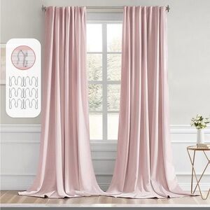 Elegant Pink Curtains